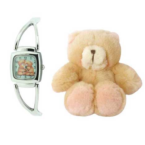 Forever Friends Bracelet Watch & 4